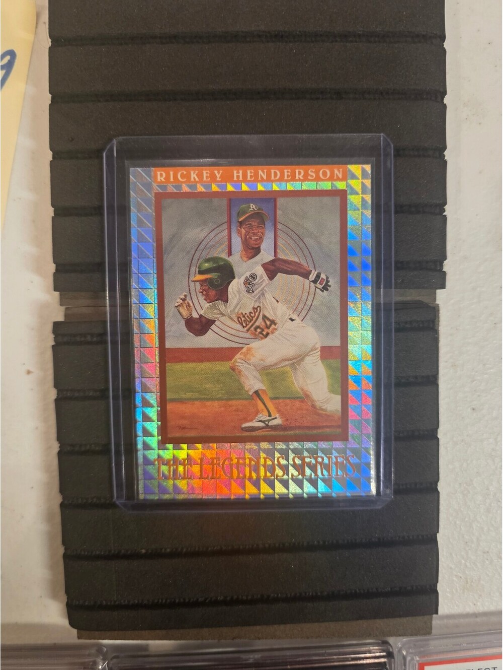 rickey henderson 1991 leaf /7500